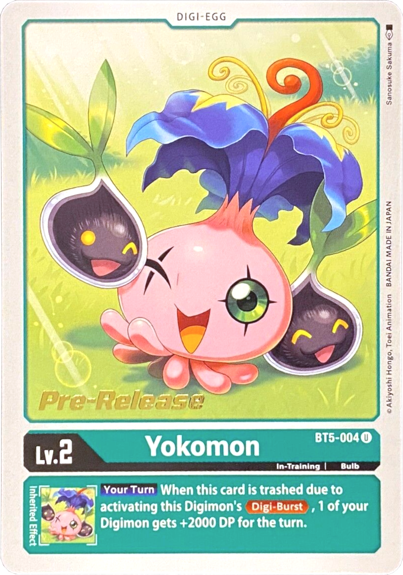 Yokomon [BT5-004] [Battle of Omni Pre-Release Promos]