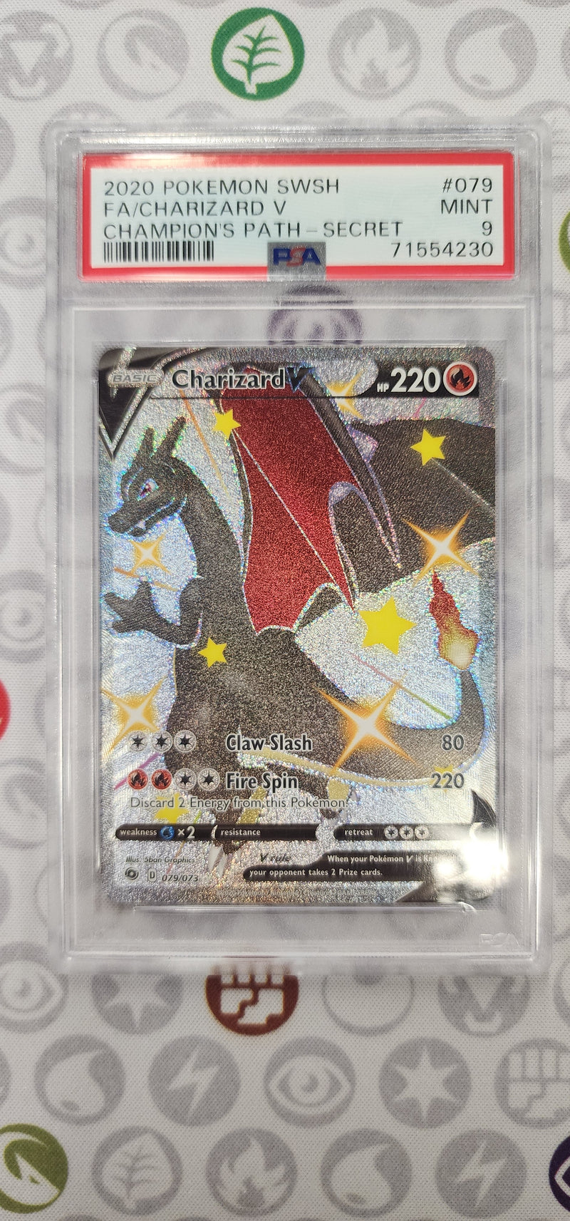 Charizard V (079/073) [Sword & Shield: Champion's Path] (Graded - PSA 9)