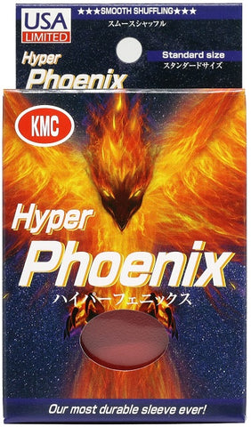 KMC Hyper Phoenix Standard Size Sleeves (100 pc) - Red