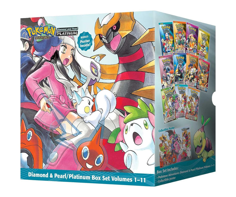 Pokemon Diamon and Pearl Platinum Adventures Box Set Vol 01 to Vol 11