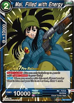 Mai, Filled with Energy (Series 7 Pre-Release) (BT7-034) [Assault of the Saiyans]