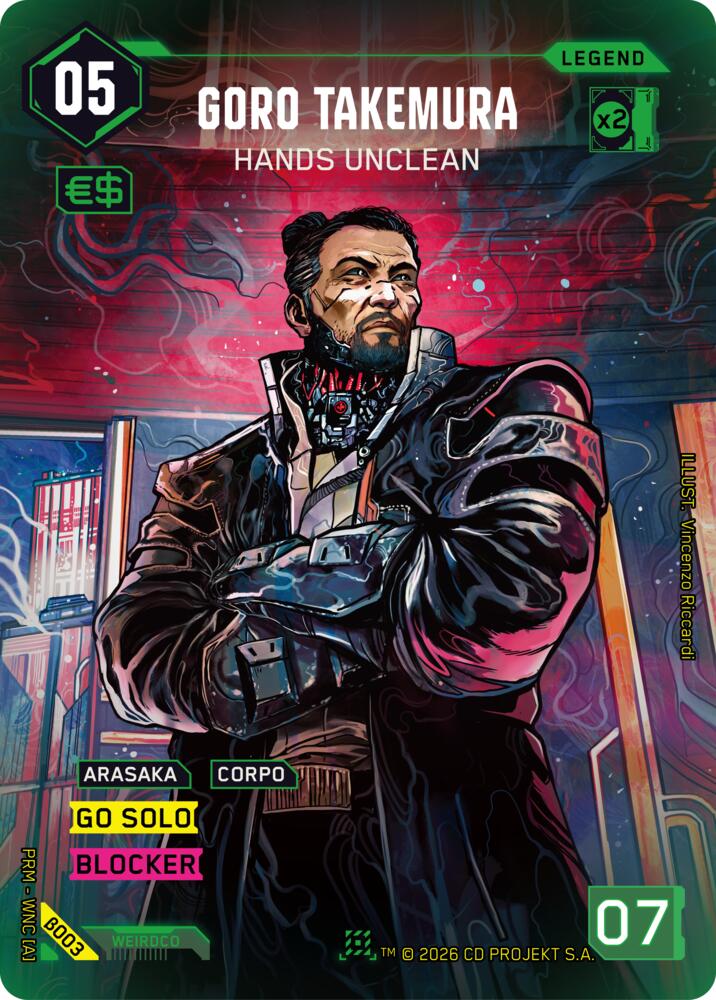 Goro Takenuma - Hands Unclean (Box Topper)