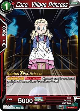 Coco, Village Princess (Series 7 Pre-Release) (BT7-015) [Assault of the Saiyans]