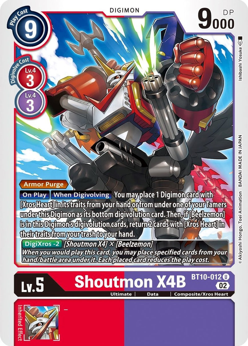 Shoutmon X4B [BT10-012] [Xros Encounter]