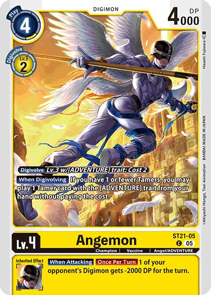 Angemon [ST21-05] [Starter Deck: Hero of Hope]