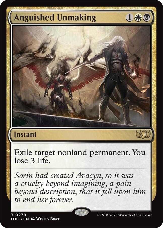 Anguished Unmaking [Tarkir: Dragonstorm Commander]