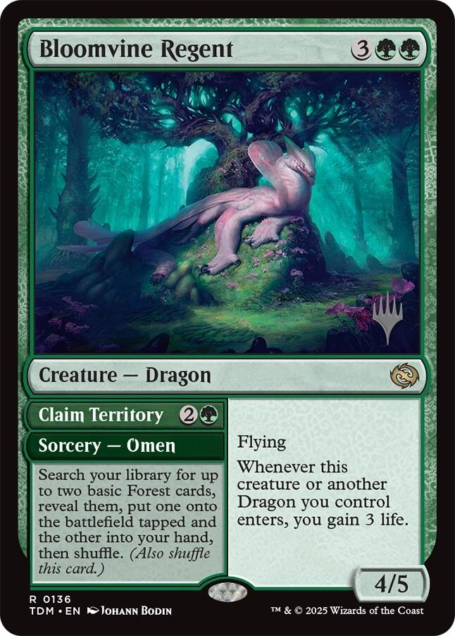 Bloomvine Regent (Promo Pack) [Tarkir: Dragonstorm Promos]