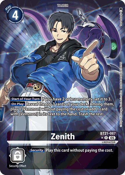 Zenith [BT21-087] (Alternate Art) [World Convergence]