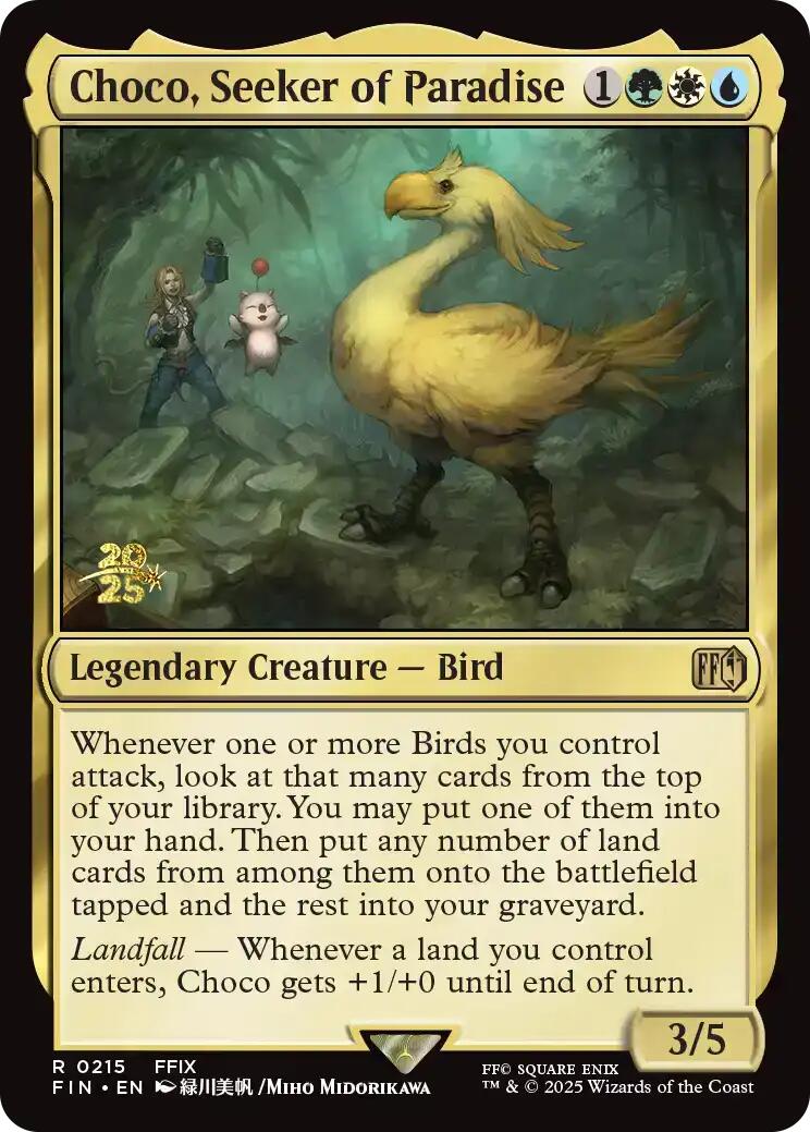 Choco, Seeker of Paradise [FINAL FANTASY Prerelease Promo]
