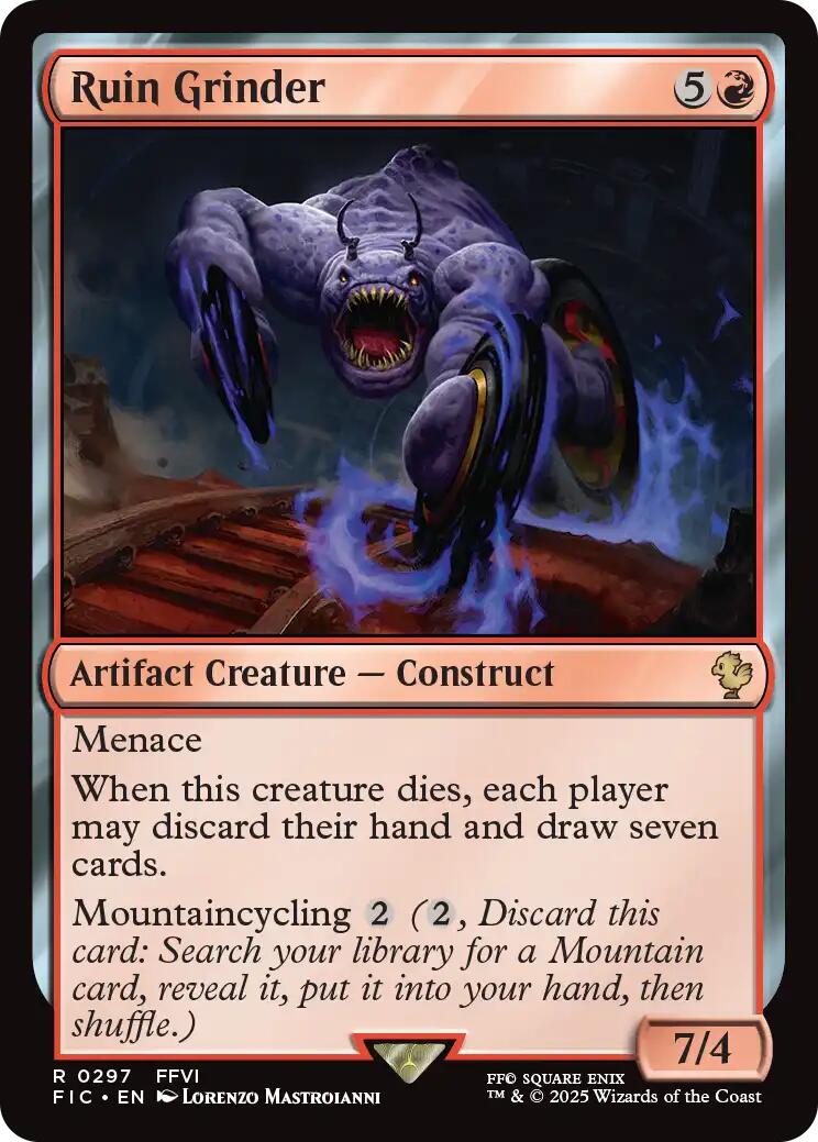 Ruin Grinder (Surge Foil) [FINAL FANTASY Commander]
