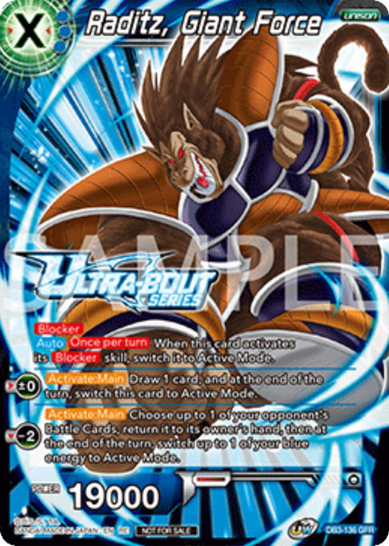 Raditz, Giant Force (Event Pack 17) (DB3-136) [Promotion Cards]