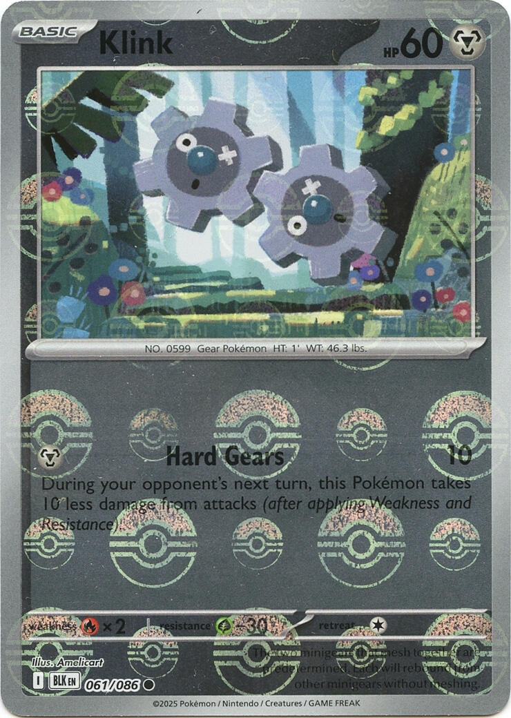 Klink (061/086) (Poke Ball Pattern) [Scarlet & Violet: Black Bolt]