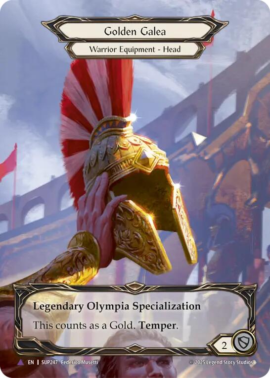 Golden Galea (Marvel) [SUP247] (Super Slam)  Cold Foil