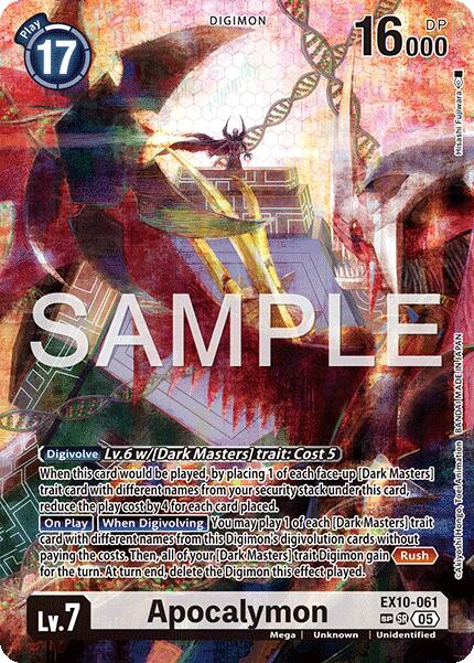 Apocalymon [EX10-061] (SP) [Sinister Order]