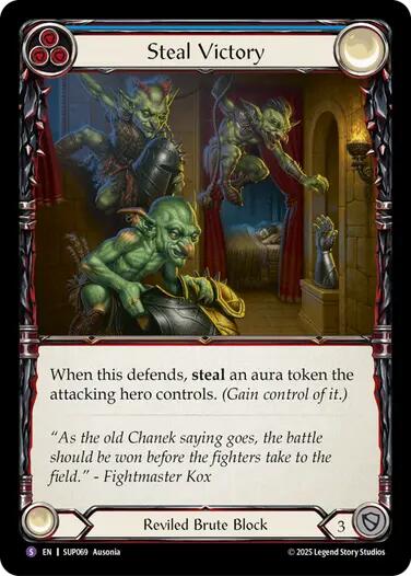 Steal Victory [SUP069] (Super Slam)  Rainbow Foil