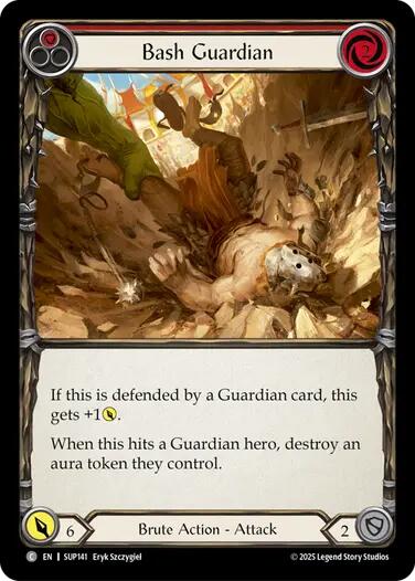Bash Guardian [SUP141] (Super Slam)  Rainbow Foil