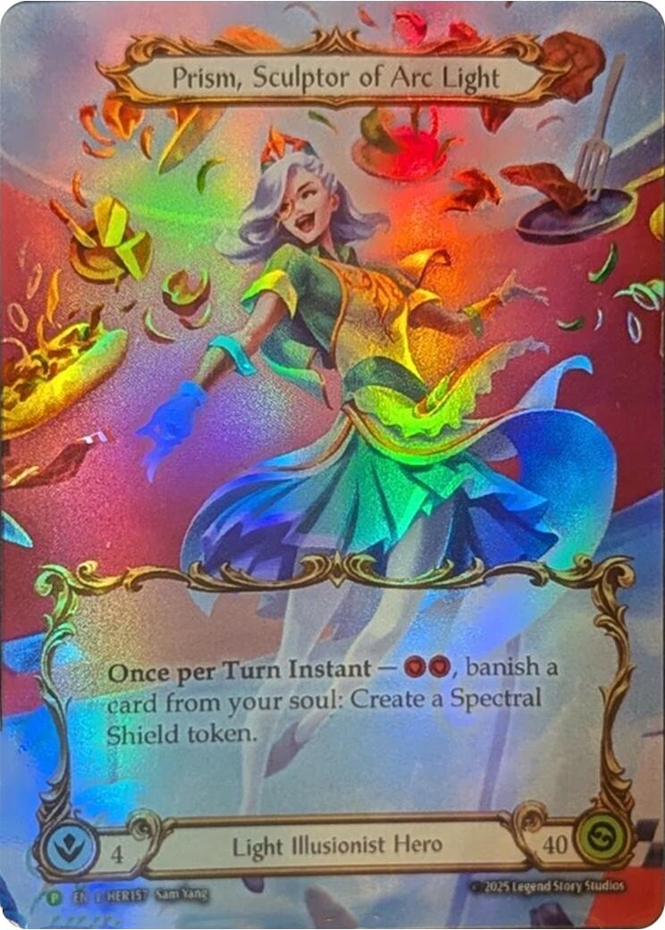 Prism, Sculptor of Arc Light [HER157] (Promo)  Rainbow Foil