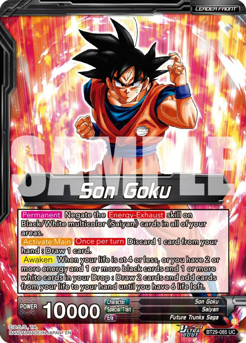 Son Goku // SSB Kaio-Ken Son Goku, Striking a God (BT29-085) [Fearsome Rivals]