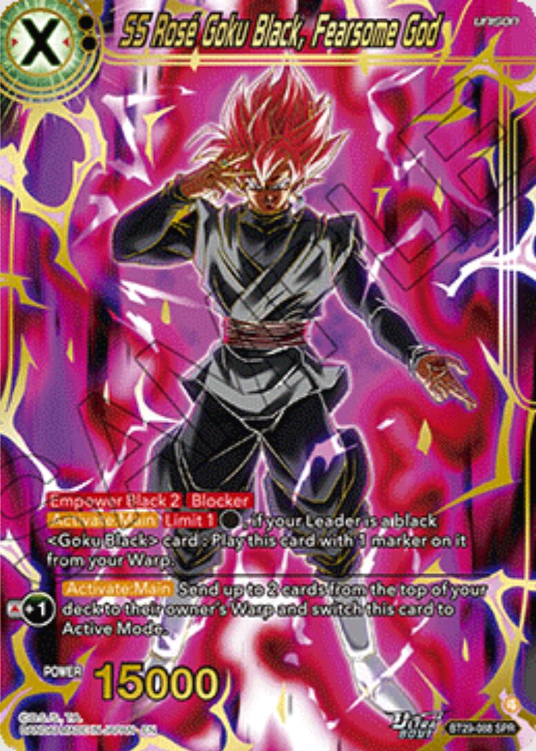 SS Rose Goku Black, Fearsome God (SPR) (BT29-088) [Fearsome Rivals]