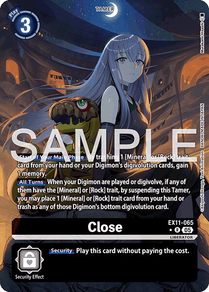 Close [EX11-065] (Alternate Art) [Dawn of Liberator]