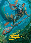 Sygg, Wanderwine Wisdom Art Card (Gold-Stamped Signature) [Lorwyn Eclipsed Art Series]