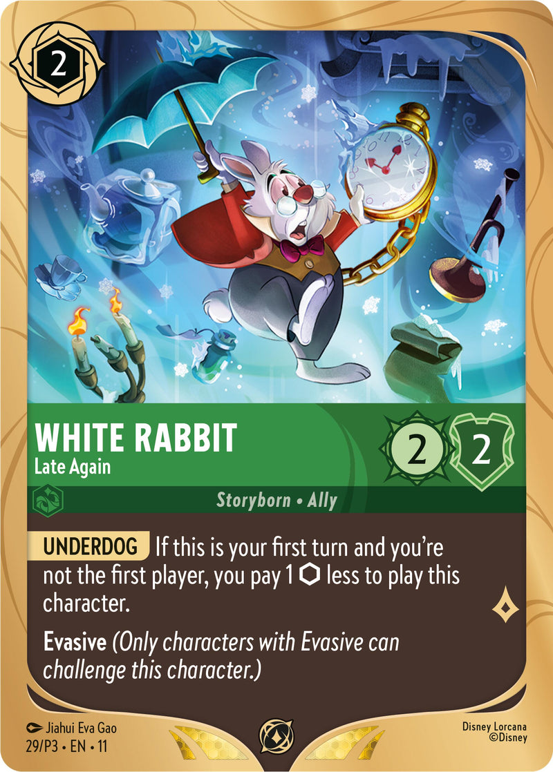 White Rabbit - Late Again (29) [Promo Cards]