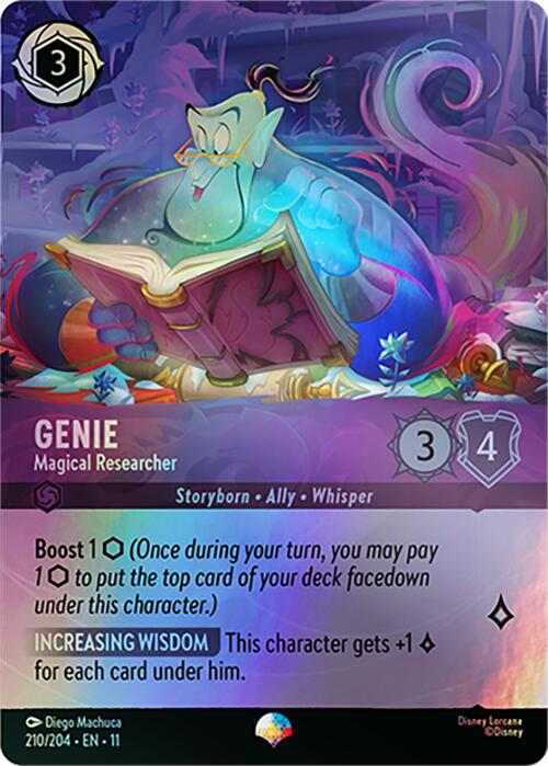 Genie - Magical Researcher (Epic) (210/204) [Winterspell]