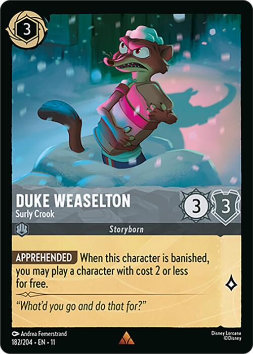 Duke Weaselton - Surly Crook (182/204) [Winterspell]