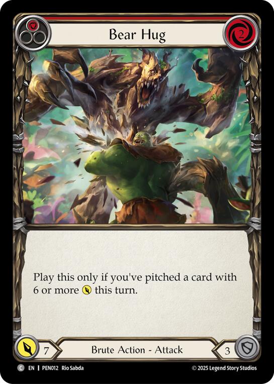 Bear Hug (Red) (Regular) [PEN012] (Compendium of Rathe)