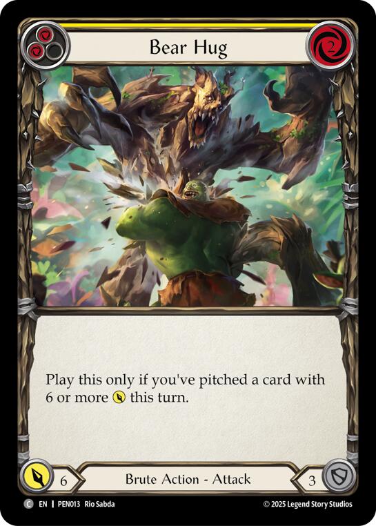 Bear Hug (Yellow) (Regular) [PEN013] (Compendium of Rathe)