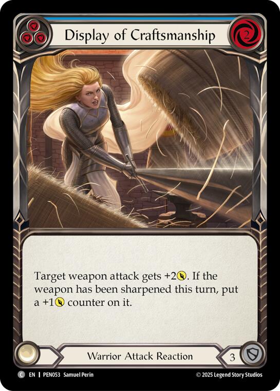 Display Of Craftsmanship (Blue) (Regular) [PEN053] (Compendium of Rathe)