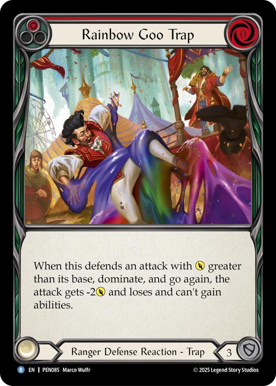 Rainbow Goo Trap (Red) (Rainbow Foil) [PEN085] (Compendium of Rathe)  Rainbow Foil