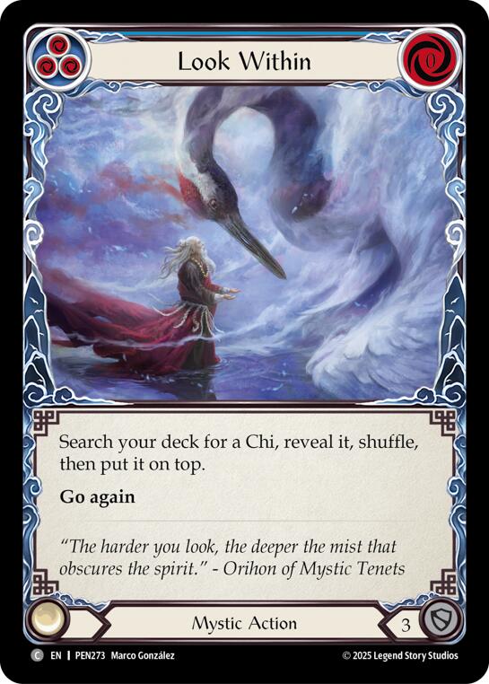 Look Within (Blue) (Regular) [PEN273] (Compendium of Rathe)