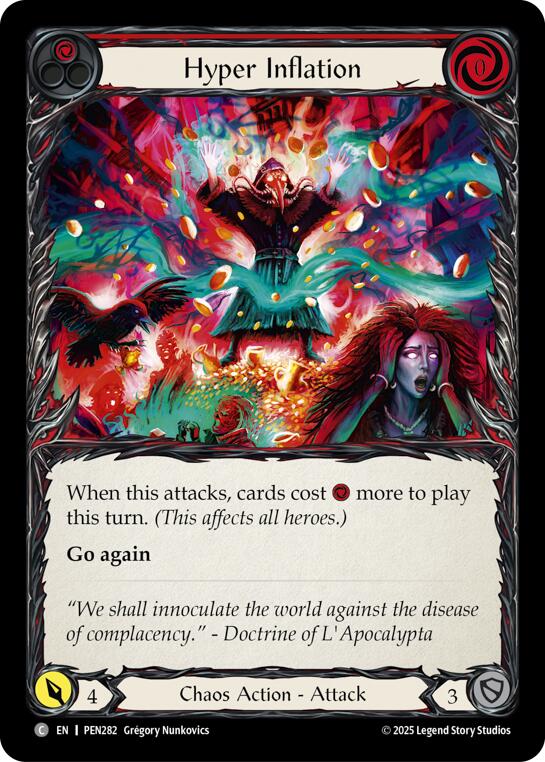 Hyper Inflation (Red) (Regular) [PEN282] (Compendium of Rathe)