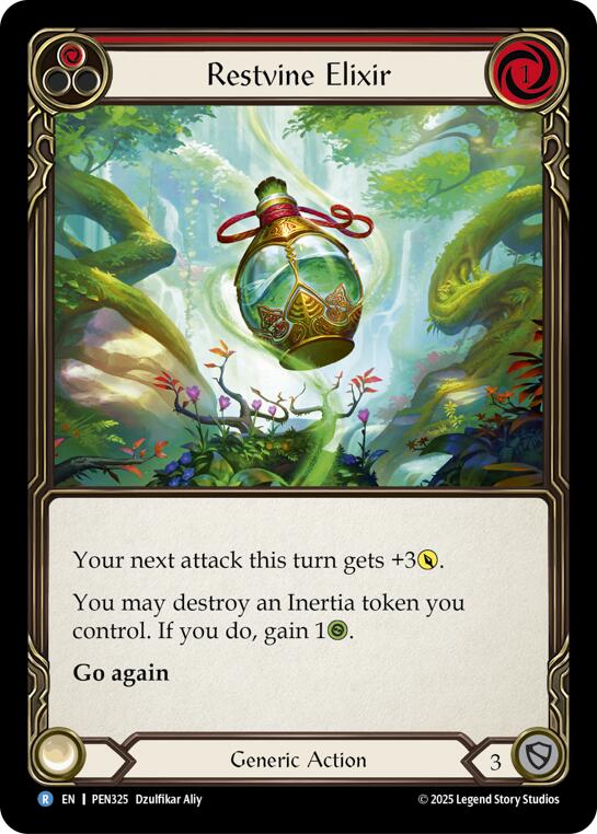Restvine Elixir (Red) (Regular) [PEN325] (Compendium of Rathe)