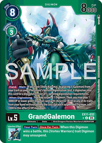 GrandGalemon [EX11-032] (Limited Foil) [Dawn of Liberator]