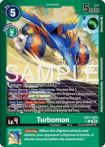 Turbomon [EX11-029] (Limited Foil) [Dawn of Liberator]