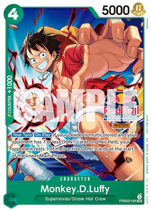 Monkey.D.Luffy (Red Bull Double Don!!) [One Piece Promotion Cards]