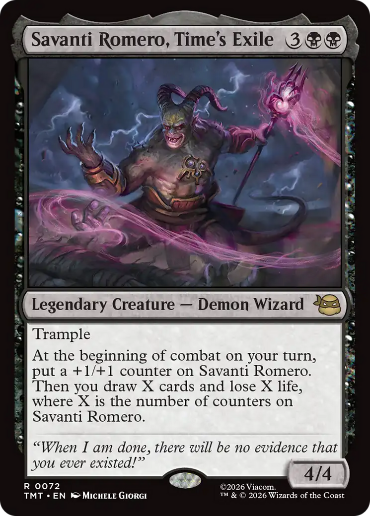 Savanti Romero, Time's Exile [Teenage Mutant Ninja Turtles]