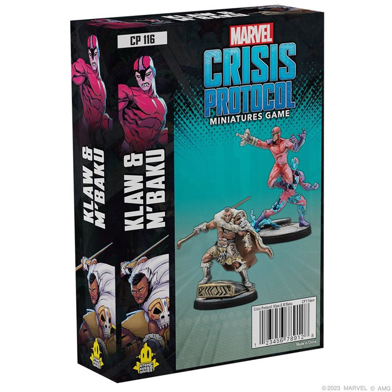 Marvel Crisis Protocol: Klaw and M'Baku Character Pack