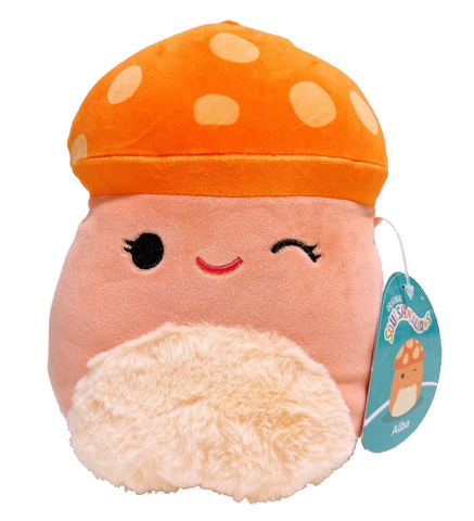 Squishmallow 8" - Veggie Squad - Alba the Mushroom