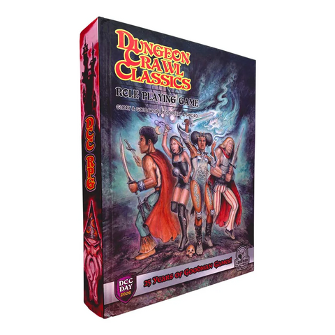 Dungeon Crawl Classics Core Rulebook "The Band" 25th Anniversary Special Edition Cover