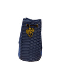 Periwinkle Medium Dragonhide Drawstring Dice Bag