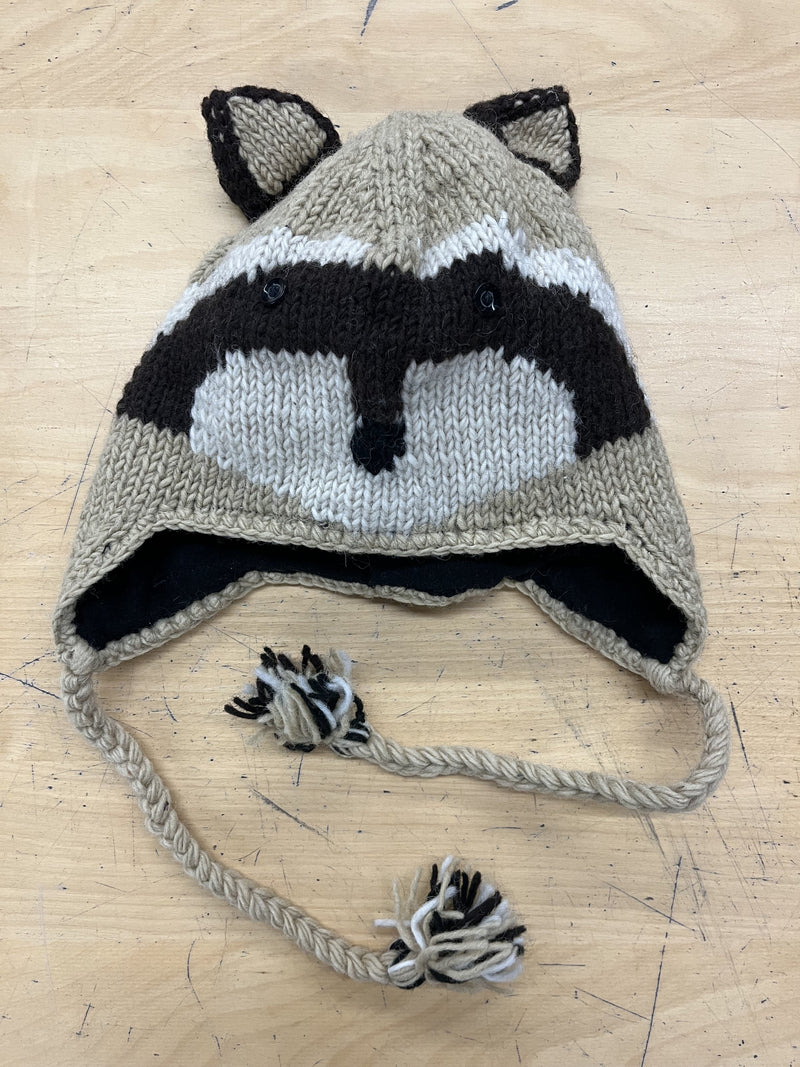 Knit Laplander - Brown Raccoon