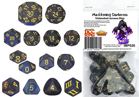 Unleashed Arcana Dice - Maddening Darkness