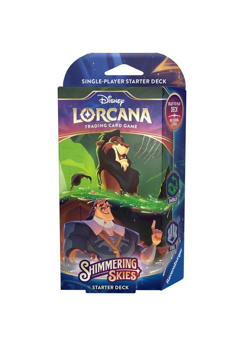 Disney Lorcana Shimmering Skies Starter (Emerald & Steel)