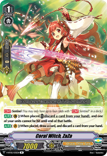 Coral Witch, ZaZa - V-BT05/035EN - R