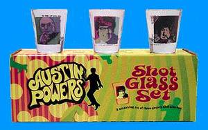 Austin Powers Vintage Shot Glass Set