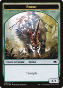 Soldier (004) // Rhino (013) Double-Sided Token [Modern Horizons Tokens]