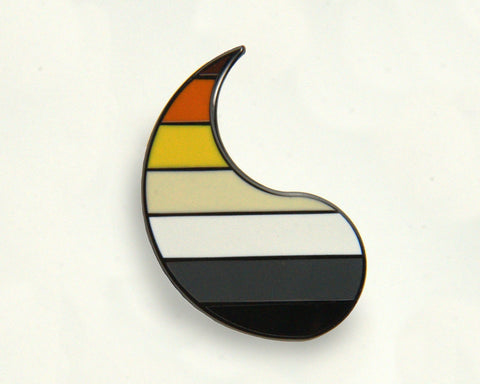 Customizable Pride Pin: Bear Left